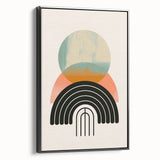 Framed wall art from the Abstract Minimalist Design 171 collection, showcasing a sleek black canvas with a modern aesthetic, ideal for contemporary decor.