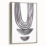 Framed abstract minimalist wall art design showcasing a gold-toned canvas with a sleek side view, perfect for modern home decor and stylish interiors. Ideal for art enthusiasts seeking unique decor accents.