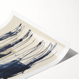 Abstract minimalist wall art design featuring soft pastel colors and geometric shapes, rolled and ready for display. Ideal for contemporary home decor, this print adds a touch of elegance to any room.