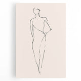 Abstract minimalist wall art collection on stretched canvas, showcasing soft pastels and geometric shapes, ideal for modern home decor.