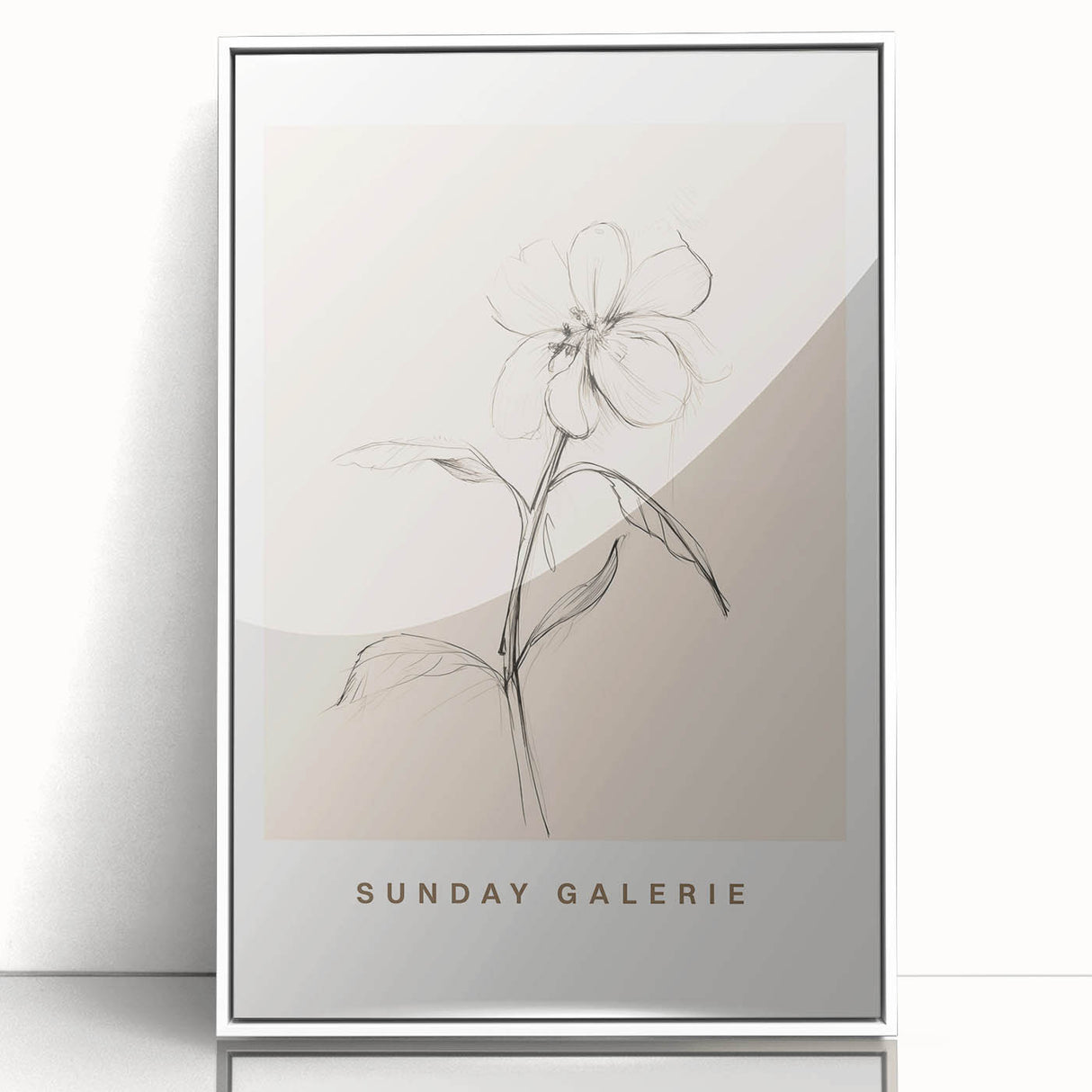 Framed minimalist abstract wall art collection showcasing soft pastel colors and geometric shapes, set against a white backdrop for modern decor.