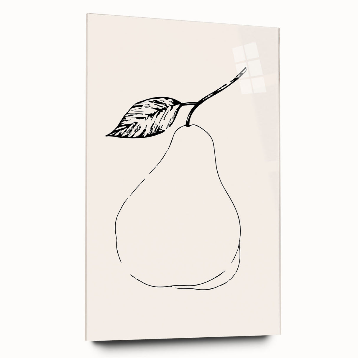 Minimalist abstract wall art collection displayed in a sleek acrylic frame, showcasing vibrant colors and fluid shapes for modern decor.