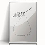 Framed abstract minimalist wall art design showcasing a vibrant color palette with geometric shapes, set in a sleek white frame for modern decor.