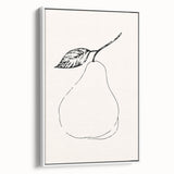 Framed minimalist wall art featuring an abstract design in soft neutral tones, showcased from the side to highlight its elegant canvas texture.