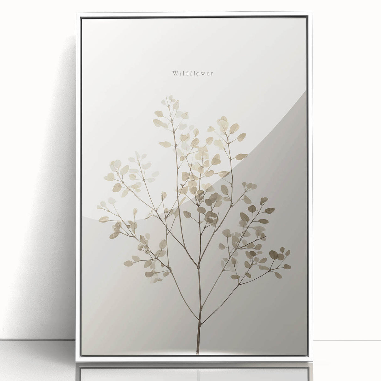 Framed abstract minimalist wall art collection showcasing elegant designs in soft colors, displayed against a white backdrop for a modern aesthetic.
