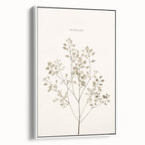 Framed minimalist wall art collection showcasing abstract geometric shapes in soft pastel colors, displayed from a side view against a light background.