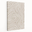 Minimalist abstract wall art canvas featuring soft pastel colors with geometric shapes, designed for modern home decor and aesthetic appeal.
