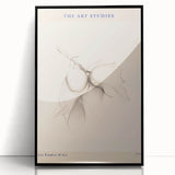 Framed minimalist abstract wall art collection in black acrylic, showcasing geometric shapes and clean lines, perfect for modern decor.