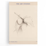 Abstract minimalist wall art collection displayed on stretched canvas, featuring soft pastel colors and geometric shapes, ideal for modern decor.