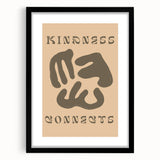 Framed minimalist wall art in black and white, showcasing abstract geometric shapes, perfect for modern decor and stylish interiors.