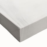 Close-up of a stretched canvas featuring an abstract minimalist design in soft pastel colors, showcasing smooth textures and artistic details ideal for modern decor.