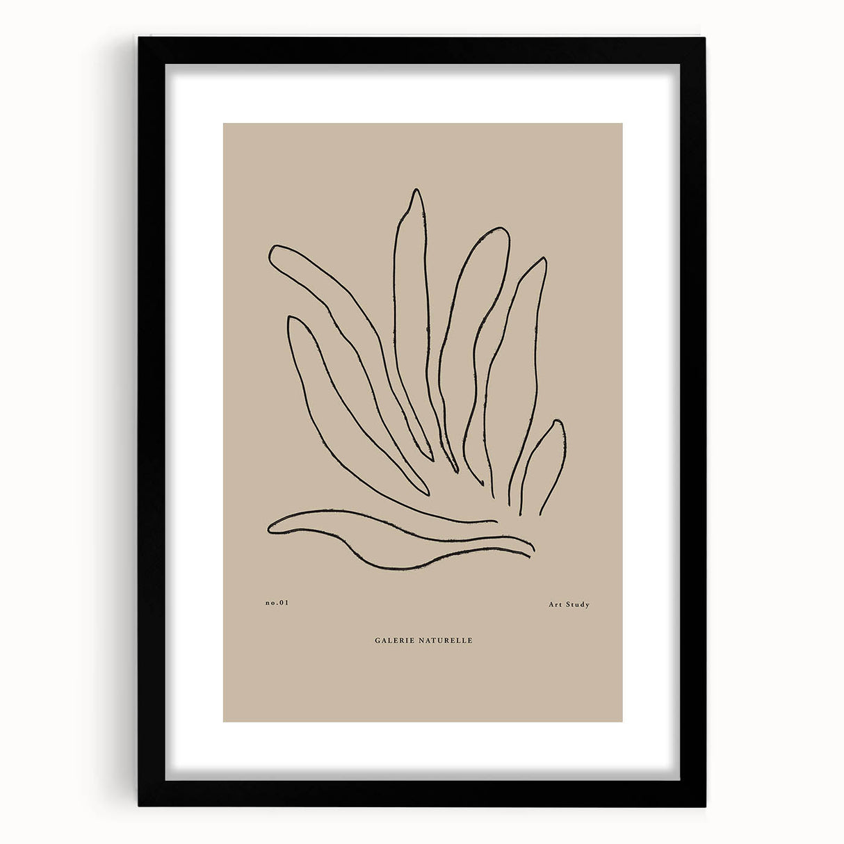 Abstract minimalist wall art collection framed in black, showcasing geometric shapes and muted colors, perfect for modern home decor.