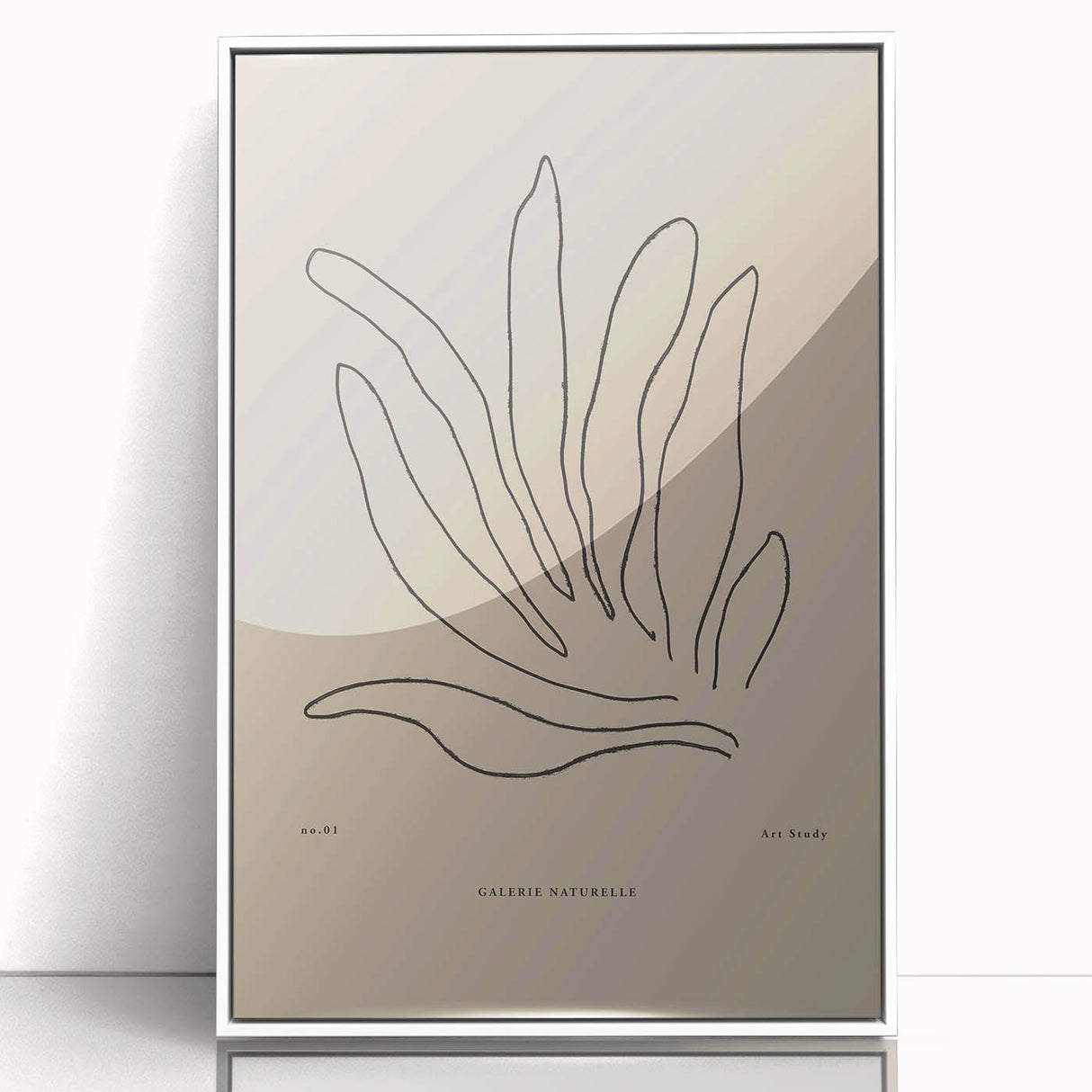Framed abstract minimalist wall art design, showcasing geometric shapes in soft pastel colors against a white background. Perfect for modern decor.