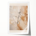 Abstract minimalist wall art print showcasing soft pastel colors and geometric shapes, rolled and ready for framing to enhance modern decor.