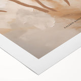 Abstract minimalist wall art design featuring soft pastel colors and geometric shapes, printed on rolled canvas, perfect for modern decor.