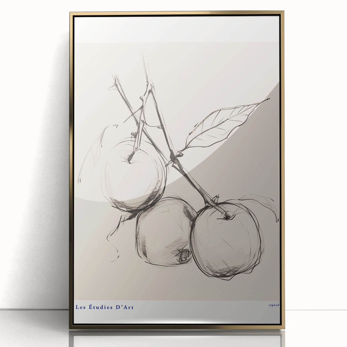 Framed abstract minimalist wall art collection showcasing elegant gold accents and sleek acrylic design, perfect for modern home decor.