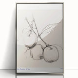 Framed abstract minimalist wall art collection in silver acrylic, showcasing a modern design with soft geometric shapes and a sleek front view.