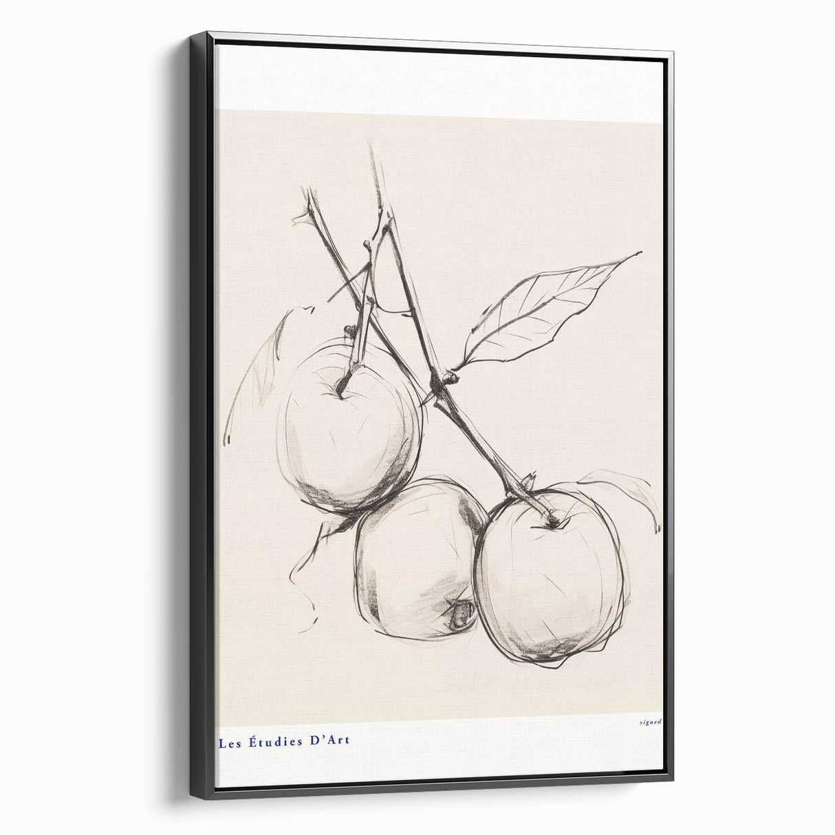 Framed abstract minimalist wall art collection showcasing black canvas with elegant geometric designs, side view highlighting depth and texture.