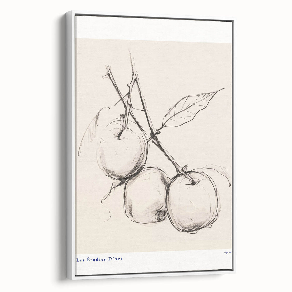 Framed abstract minimalist wall art collection showcasing four distinctive designs in soft pastel colors, elegantly displayed from a side view.