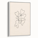 Framed abstract minimalist wall art collection showcasing a sleek white design with subtle texture, ideal for modern decor accents.