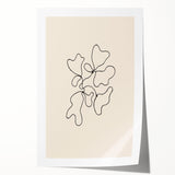 Abstract minimalist wall art print showcasing soft pastel colors and geometric shapes, rolled for easy framing and display. Perfect for modern decor.