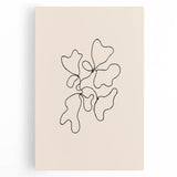 Abstract minimalist wall art collection displayed on stretched canvas, showcasing soft pastel colors and geometric shapes, perfect for modern decor.