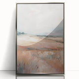 Framed abstract minimalist wall art design in silver acrylic, showcasing elegant lines and shapes, perfect for modern home decor.