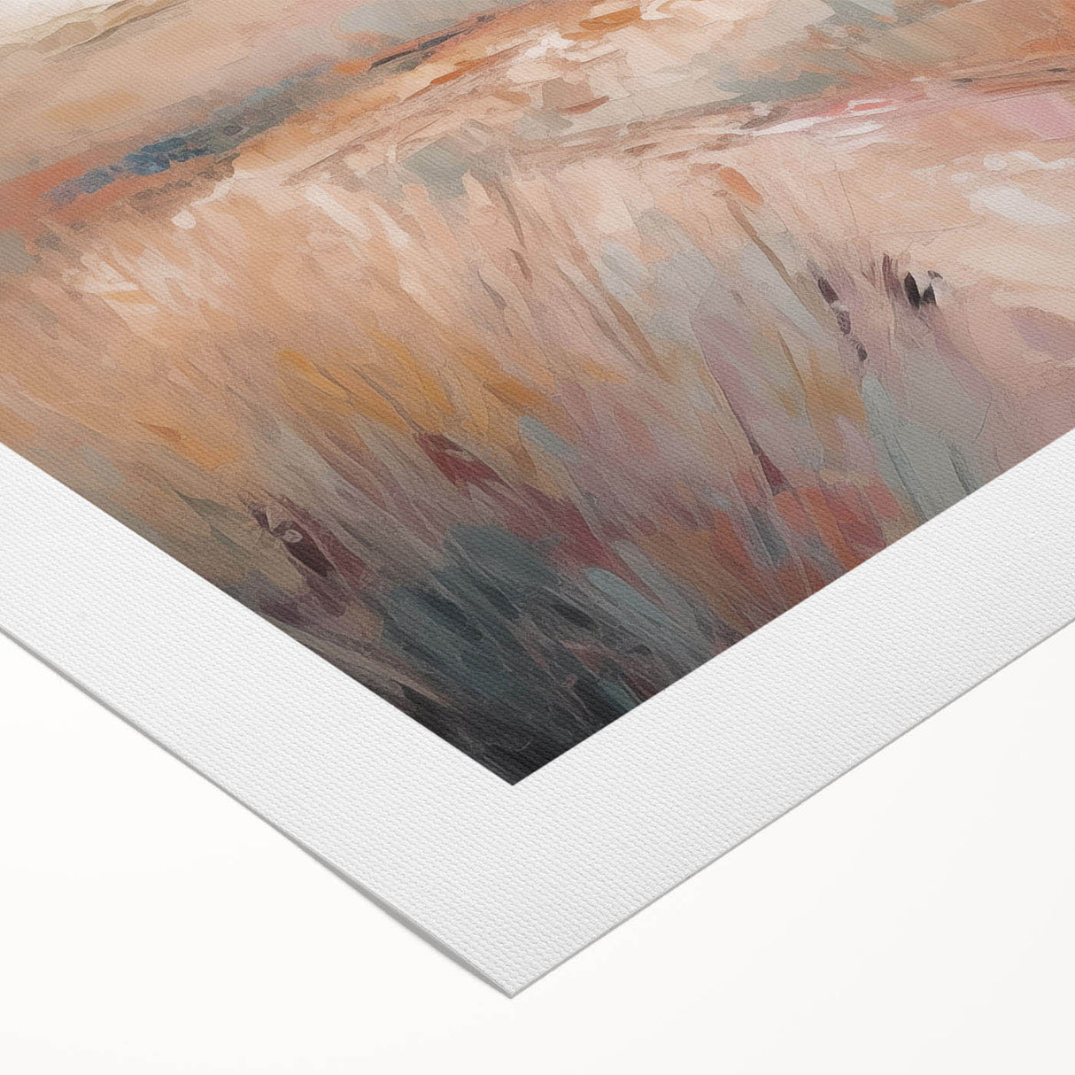 Abstract minimalist wall art featuring vibrant colors and geometric shapes on rolled canvas, perfect for modern home decor and artistic expression.