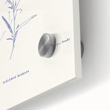Close-up of abstract minimalist wall art design showcasing vibrant colors and fluid shapes, ideal for modern home decor.