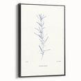 Framed abstract minimalist wall art in black, showcasing a sleek side view with a modern design, perfect for contemporary decor.