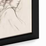 Close-up of a framed abstract minimalist wall art piece, showcasing vibrant colors and geometric shapes, perfect for modern decor.