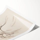 Abstract minimalist wall art print showcasing soft pastel colors and geometric shapes, ideal for modern home decor and artistic expression.