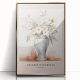 Framed abstract minimalist wall art collection featuring five gold-accented designs, showcasing elegant shapes and textures against a neutral background.