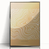 Framed abstract minimalist wall art collection showcasing sleek silver accents and clean lines, perfect for modern home decor and aesthetic enhancement.