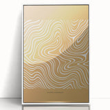 Framed acrylic wall art showcasing an abstract minimalist design in soothing white tones, ideal for modern decor, enhancing contemporary living spaces with elegance.