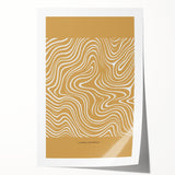 Abstract minimalist wall art print featuring soft pastel colors, geometric shapes, and a modern design, ideal for contemporary interior decor.