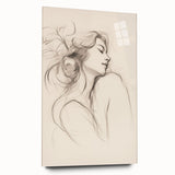 Abstract minimalist wall art collection displayed in a sleek acrylic glass frame, showcasing soft pastel colors and simple geometric shapes for modern decor.