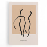 Abstract minimalist wall art collection featuring a vibrant mix of colors and geometric shapes on stretched canvas, perfect for modern decor.