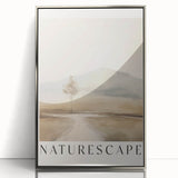 Framed abstract minimalist wall art design in silver, showcasing elegant geometric patterns, perfect for modern home decor and stylish interior accents.