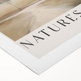 Abstract minimalist wall art design featuring soft pastel colors and geometric shapes, printed on rolled canvas for easy display and modern decor enhancement.