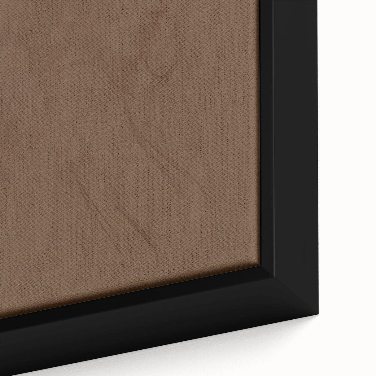 Close-up of a framed minimalist abstract wall art piece showcasing soft pastel colors and geometric shapes, ideal for modern home decor and stylish interiors.