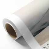 Abstract minimalist wall art featuring muted colors and geometric shapes on rolled canvas, ideal for modern decor. Perfectly packaged for safe delivery.