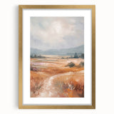 Abstract minimalist wall art collection featuring a gold frame and mat, showcasing a sleek design that enhances modern decor aesthetics. Perfect for elevating interior spaces.