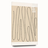 Abstract minimalist wall art collection displayed in acrylic glass, showcasing vibrant colors and fluid designs, perfect for modern decor.