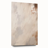 Abstract minimalist wall art collection displayed in a sleek acrylic frame, showcasing a modern design with neutral tones and smooth edges, perfect for contemporary interiors.