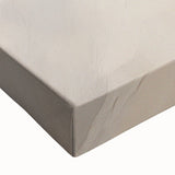 Close-up of an abstract minimalist design stretched canvas wall art piece, showcasing soft pastel colors and geometric patterns, perfect for modern home decor.