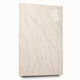 Abstract minimalist wall art collection displayed in a sleek acrylic frame, showcasing a modern design with soft pastel colors and clean lines, perfect for contemporary decor.