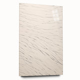 Abstract minimalist wall art collection showcasing a side view of an acrylic glass design featuring soft pastel colors and geometric patterns, perfect for modern home decor.