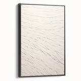 Framed minimalist abstract wall art design in black, showcasing a sleek side view with a modern aesthetic, perfect for contemporary home decor.