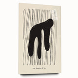 Abstract minimalist wall art collection displayed on acrylic glass, showcasing a sleek design with soft colors and clean lines, ideal for modern home décor.